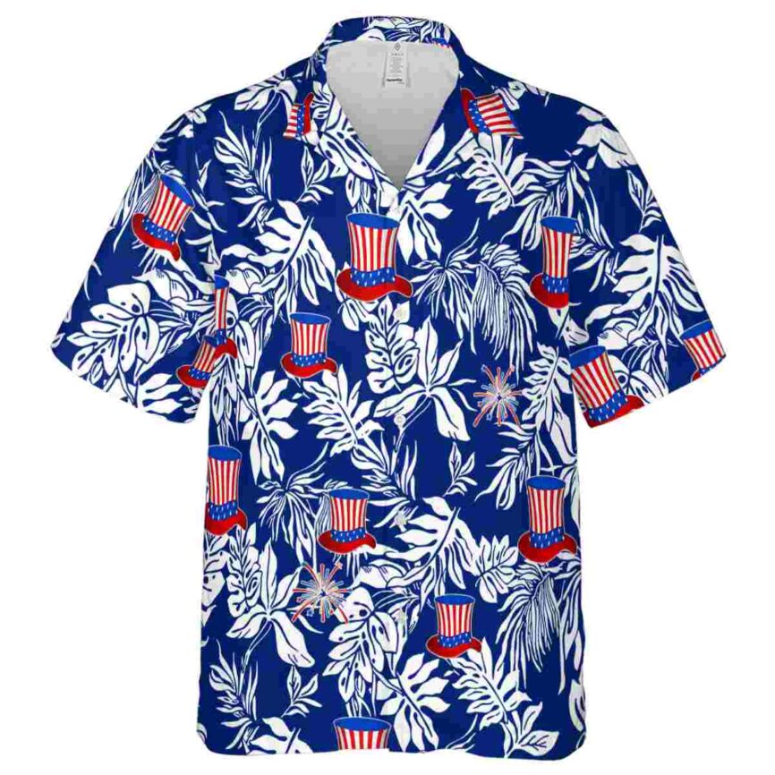 4th Of July Bold Foliage Hawaiian Shirt Fashion forward