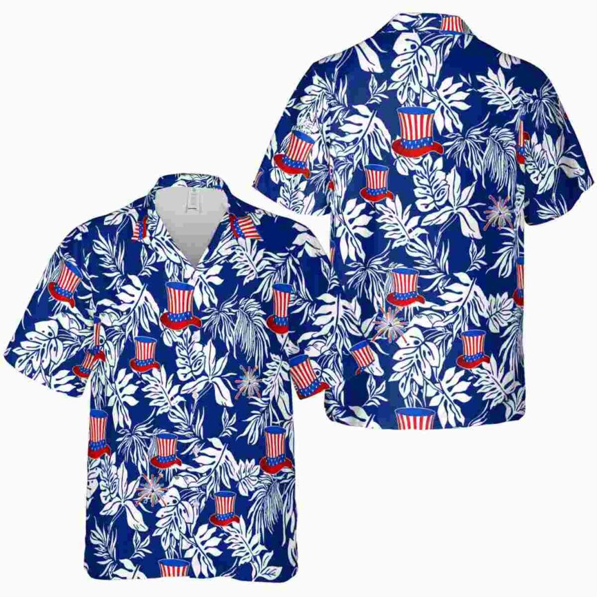 4th Of July Bold Foliage Hawaiian Shirt Premium grade