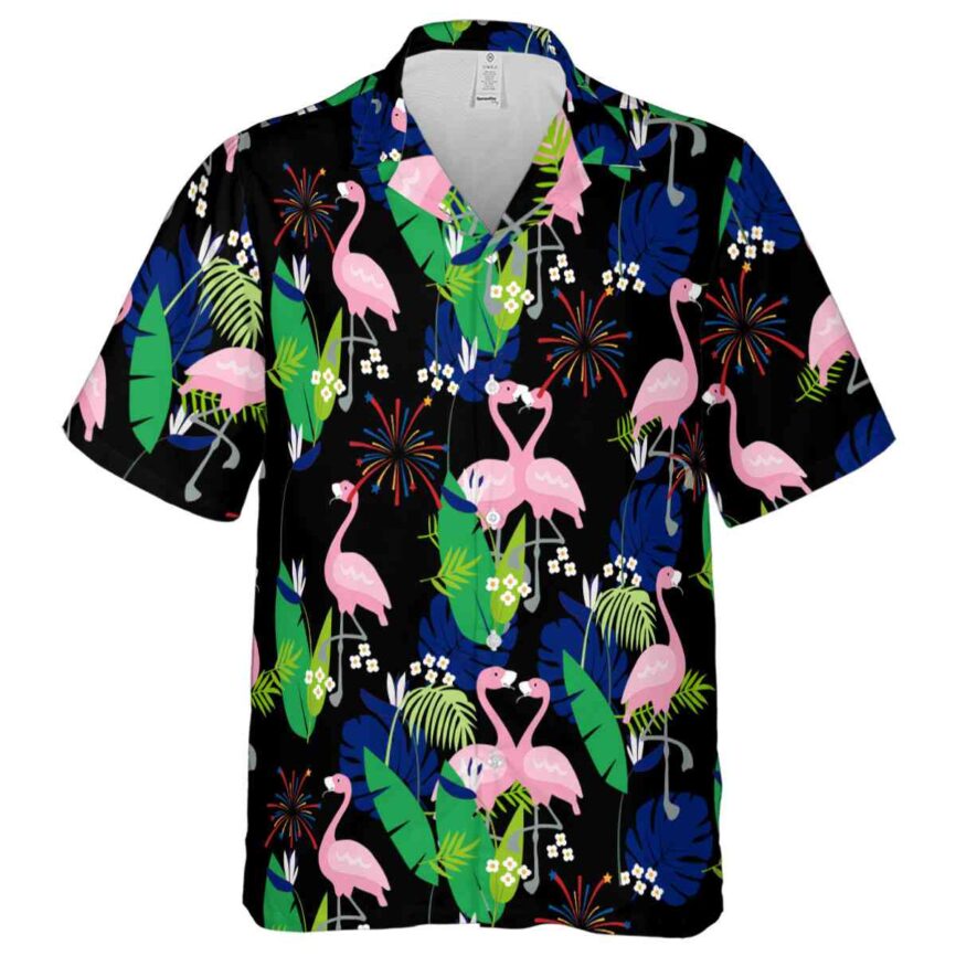 4th Of July Flamingo Leaf Hawaiian Shirt Fashion forward