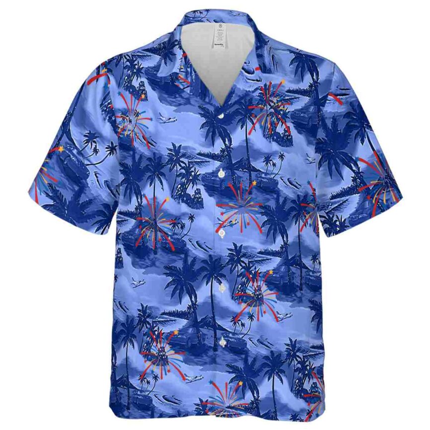 4th Of July Island Beach Hawaiian Shirt Fashion forward