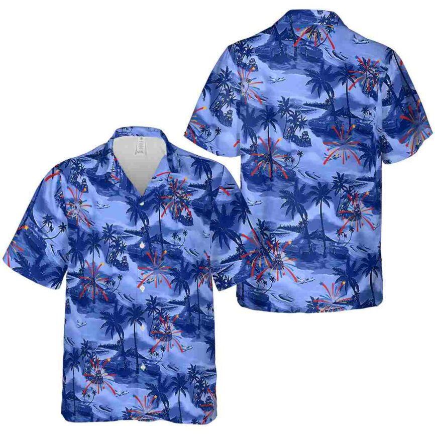 4th Of July Island Beach Hawaiian Shirt Premium grade