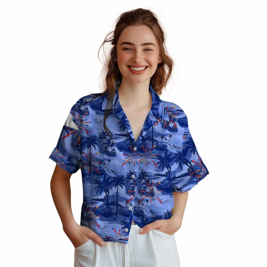 4th Of July Island Beach Hawaiian Shirt Top rated