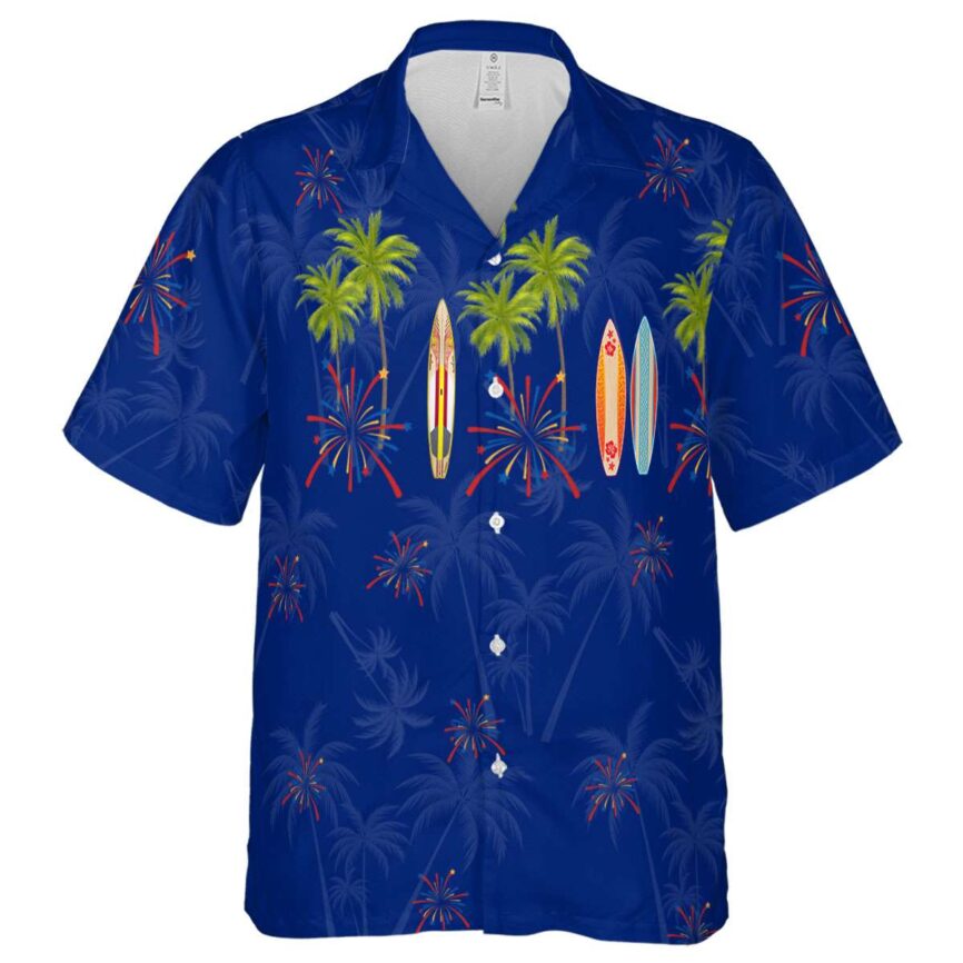 4th Of July Island Theme Hawaiian Shirt Fashion forward