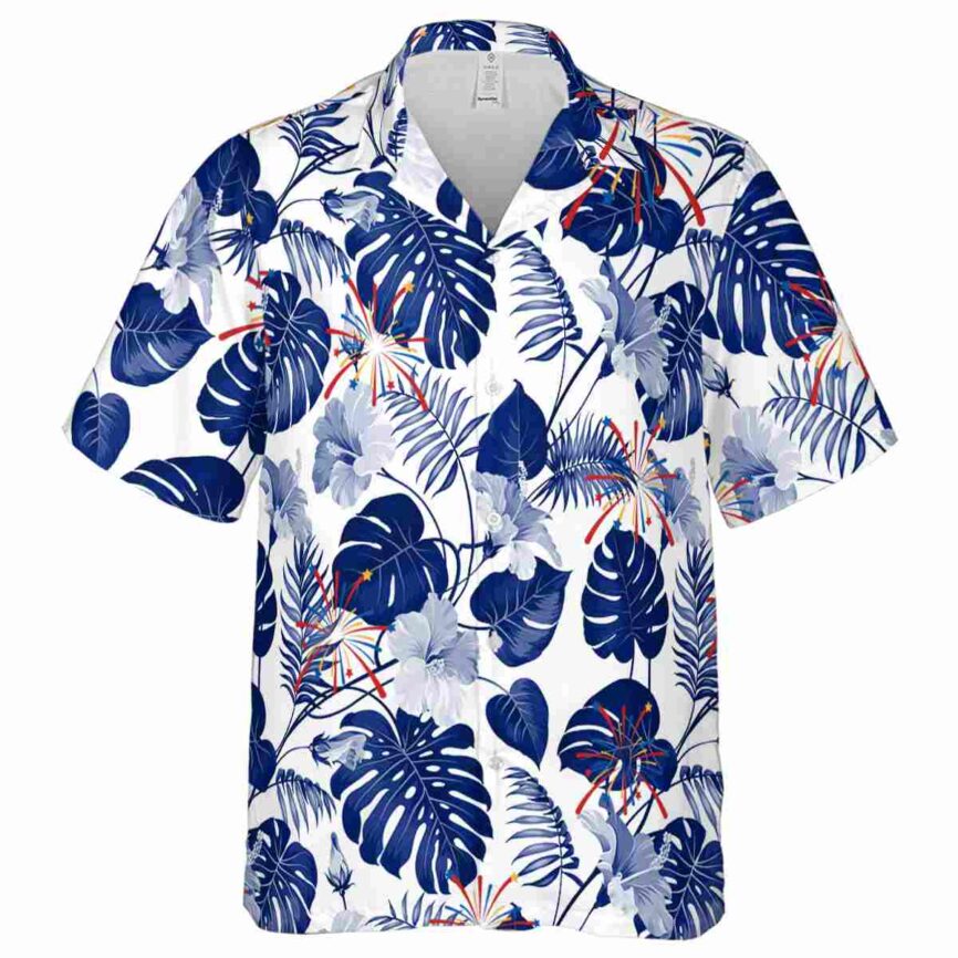 4th Of July Leaf Pattern Hawaiian Shirt Fashion forward