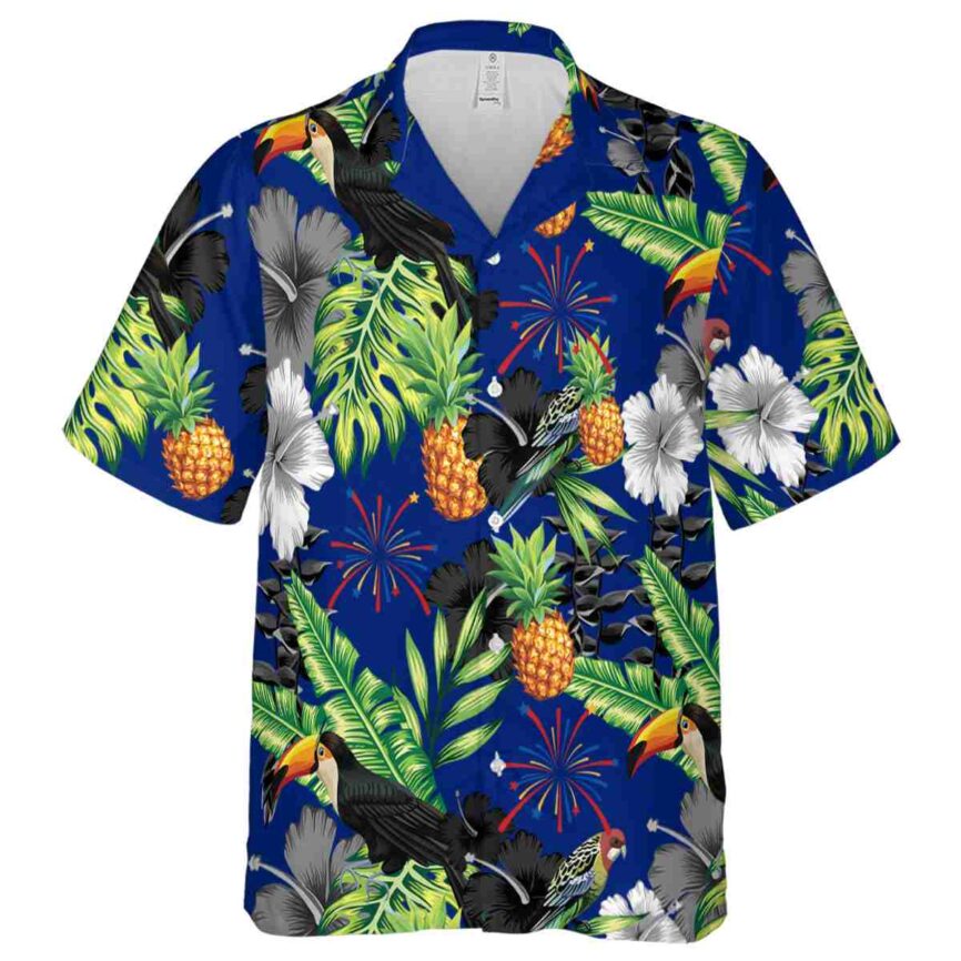 4th Of July Leafy Toucan Hawaiian Shirt Fashion forward