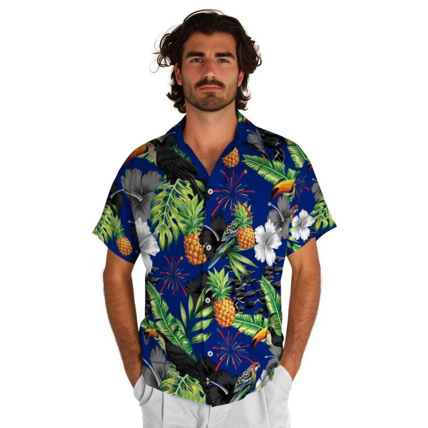 4th Of July Leafy Toucan Hawaiian Shirt New Arrival