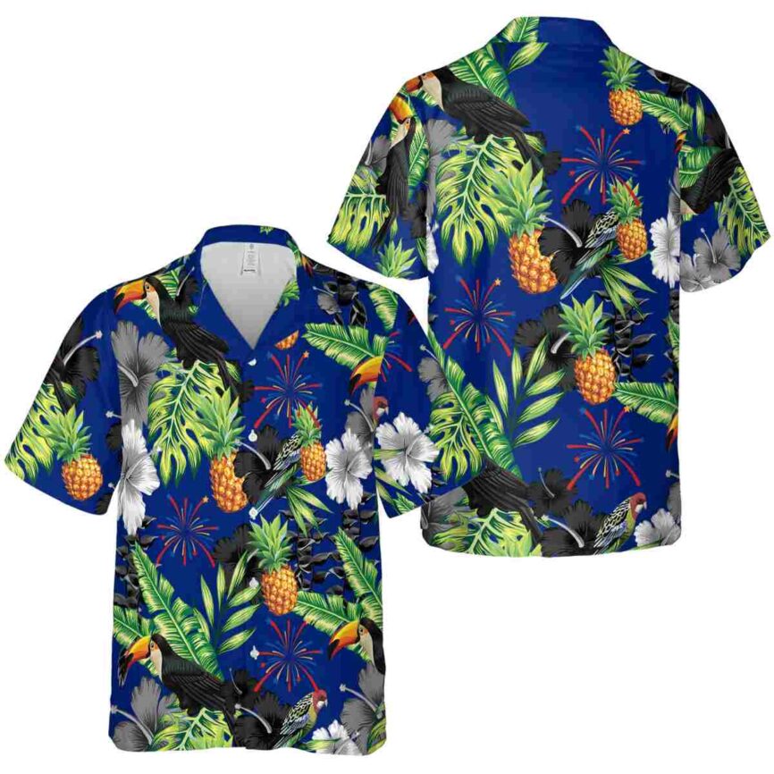 4th Of July Leafy Toucan Hawaiian Shirt Premium grade