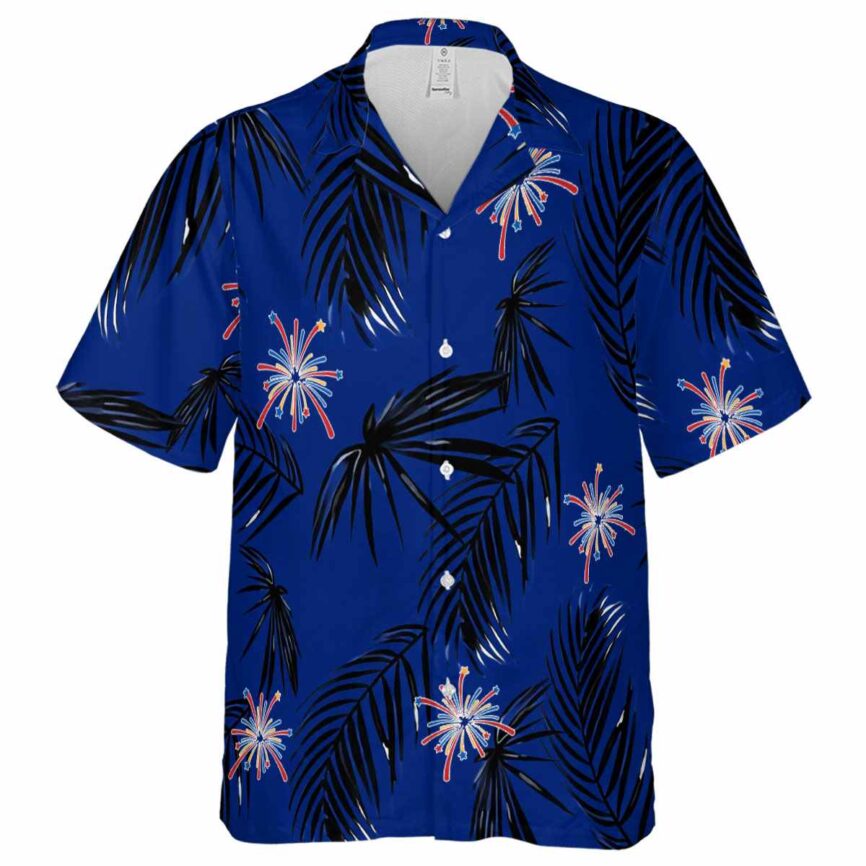 4th Of July Monochrome Palm Hawaiian Shirt Fashion forward