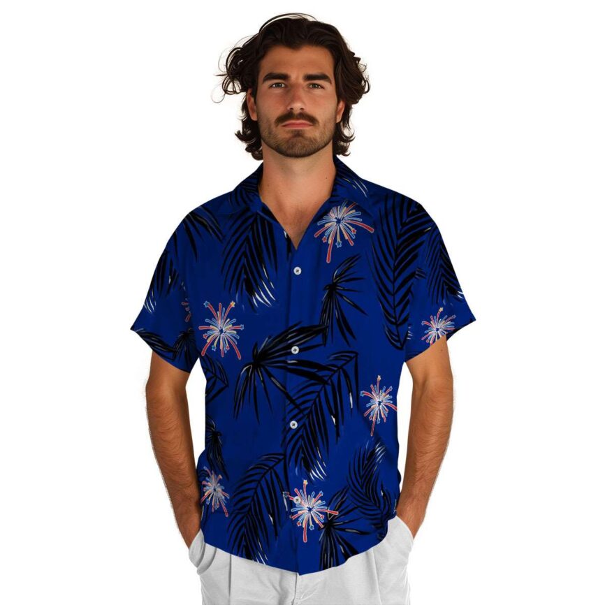 4th Of July Monochrome Palm Hawaiian Shirt New Arrival