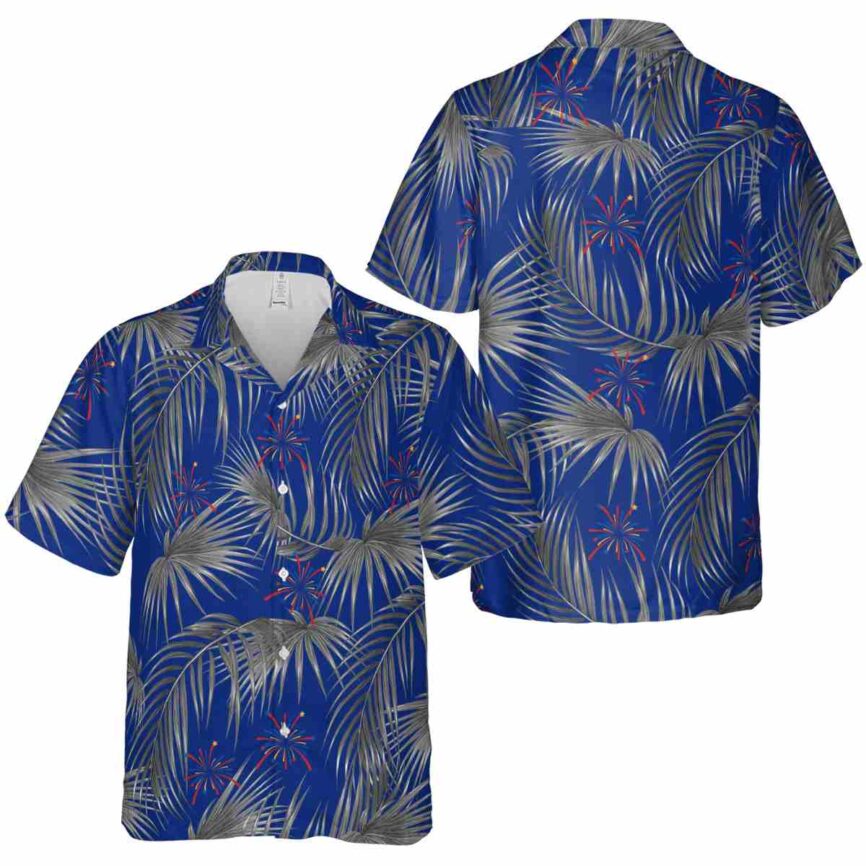 4th Of July Palm Frond Hawaiian Shirt Premium grade