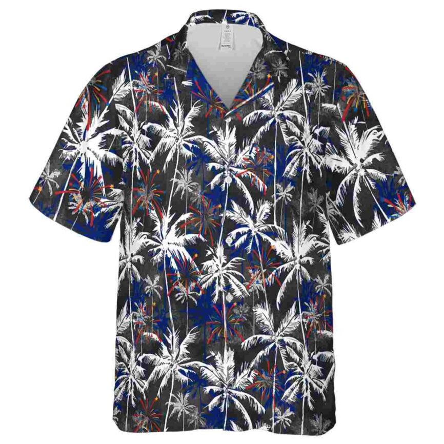 4th Of July Palm Themed Hawaiian Shirt Fashion forward