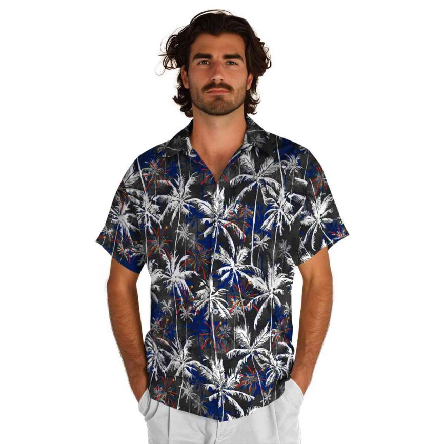 4th Of July Palm Themed Hawaiian Shirt New Arrival