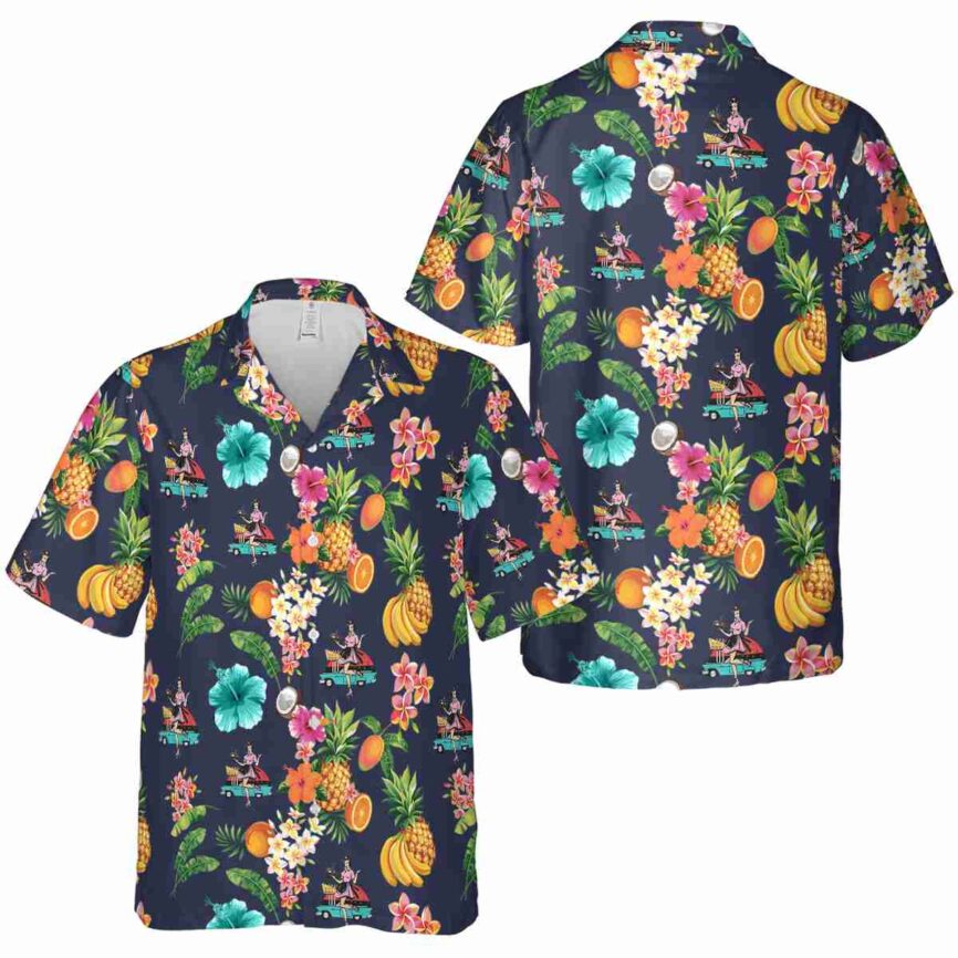 50s Fruit Pattern Hawaiian Shirt Premium grade