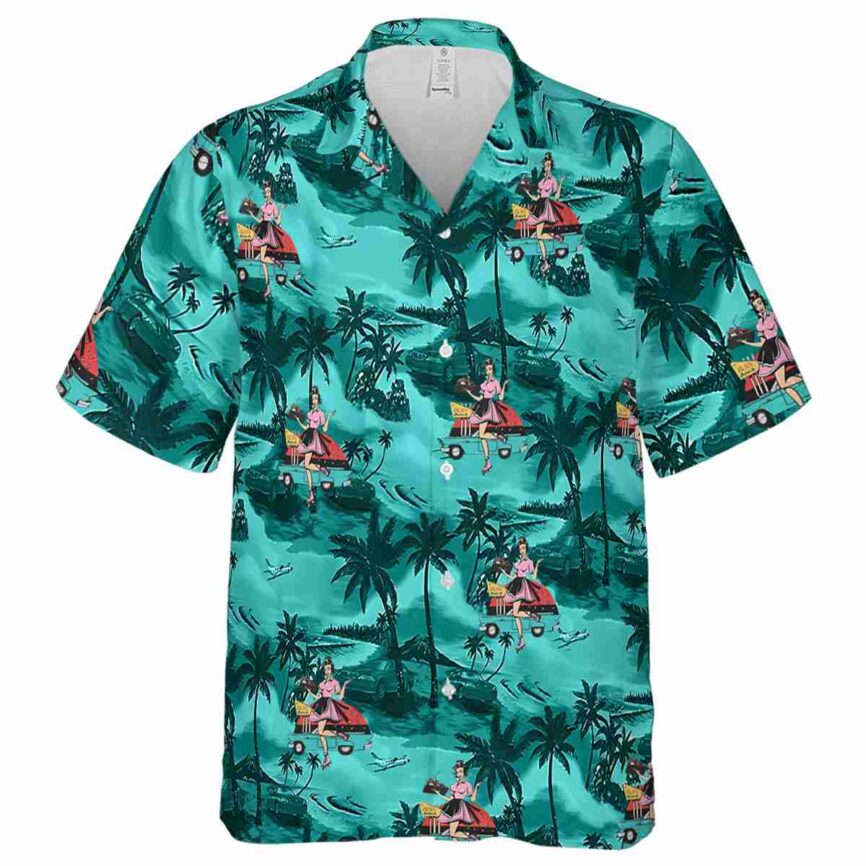 50s Island Beach Hawaiian Shirt Fashion forward