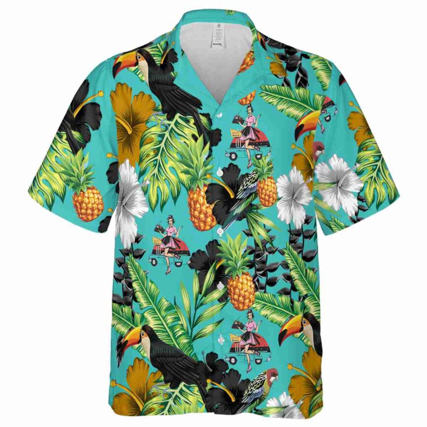 50s Leafy Toucan Hawaiian Shirt Fashion forward