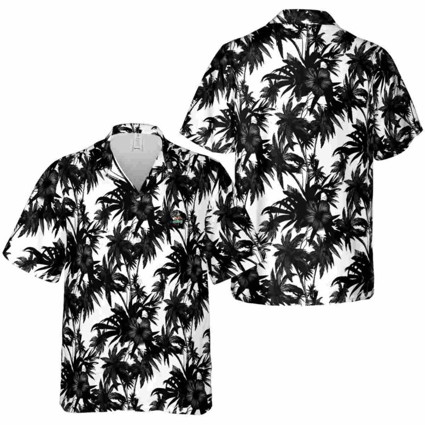 50s Palm Print Hawaiian Shirt Premium grade