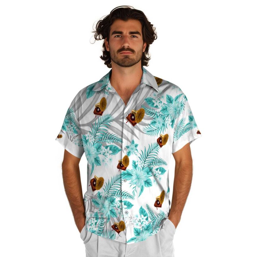 50s Tropical Blossom Hawaiian Shirt New Arrival