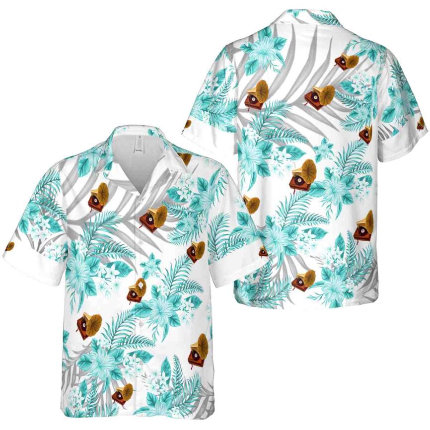 50s Tropical Blossom Hawaiian Shirt Premium grade