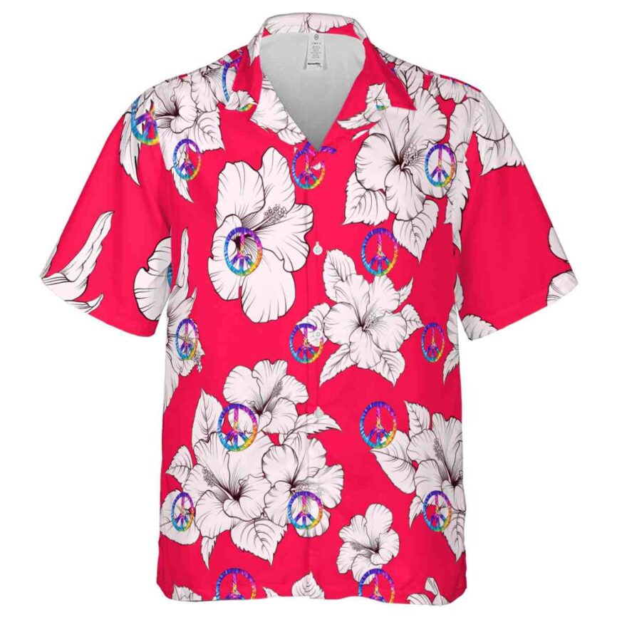 60s Hibiscus Flower Hawaiian Shirt Fashion forward