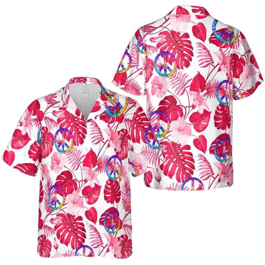 60s Leaf Pattern Hawaiian Shirt Premium grade