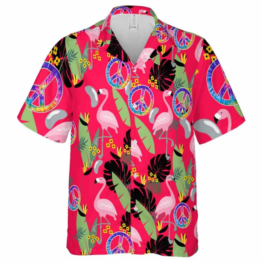 60s Pink Flamingo Hawaiian Shirt Fashion forward