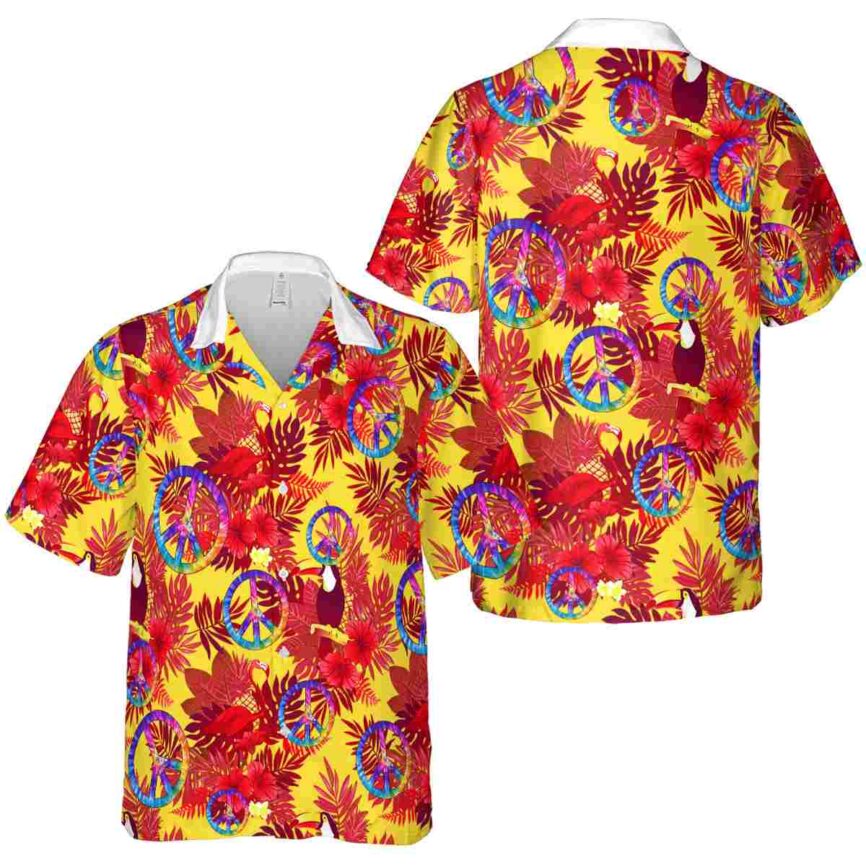 60s Tropical Bird Hawaiian Shirt Premium grade