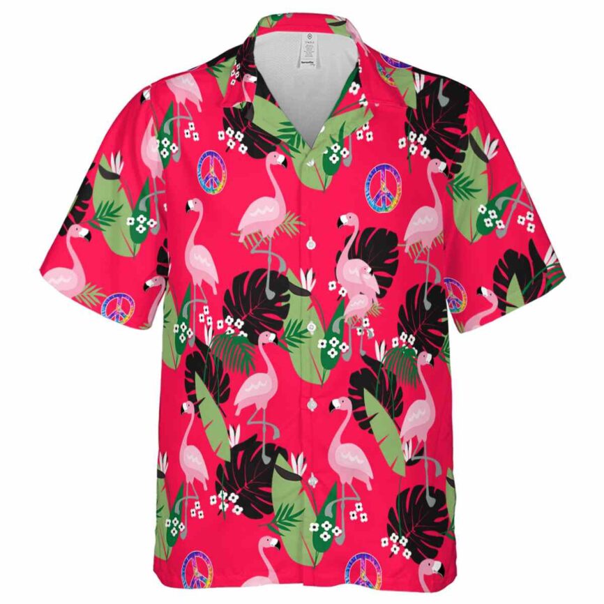 60s Tropical Flamingo Hawaiian Shirt Fashion forward