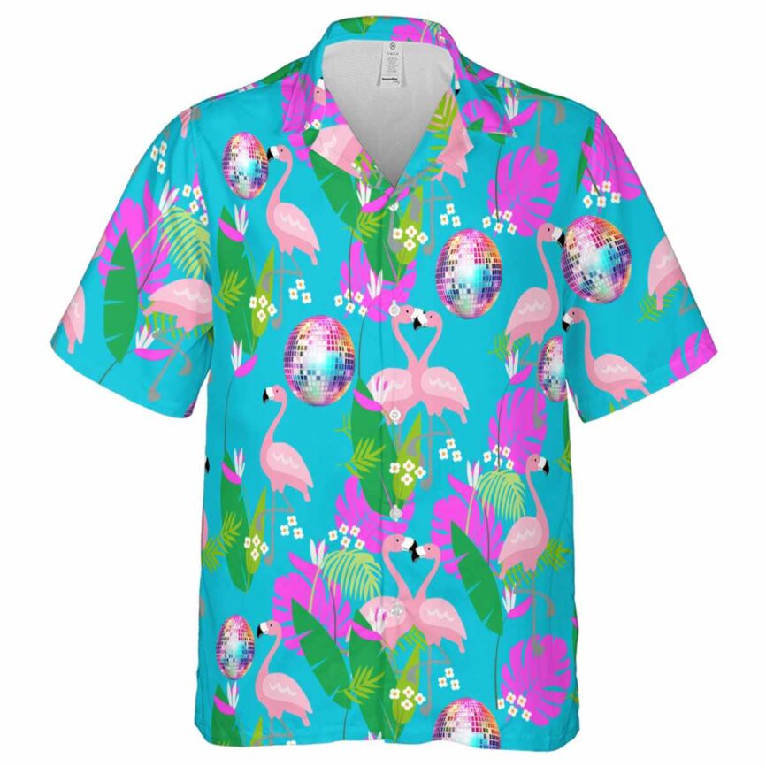 70s Flamingo Leaf Hawaiian Shirt Fashion forward