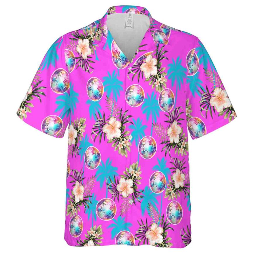 70s Hibiscus Palm Hawaiian Shirt Fashion forward