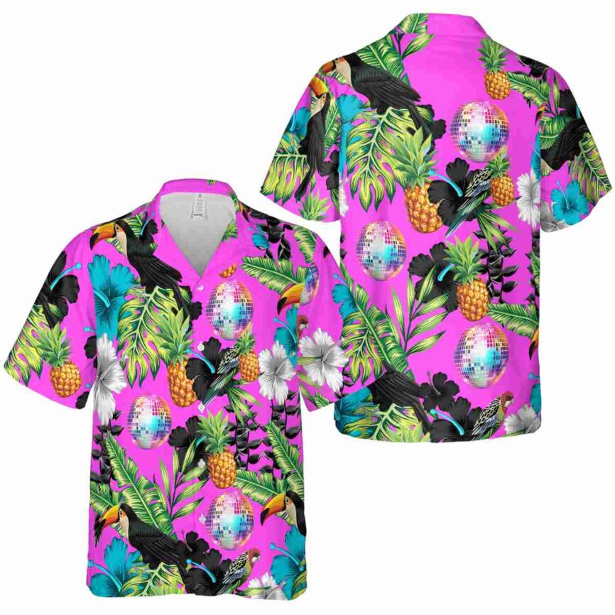 70s Leafy Toucan Hawaiian Shirt Premium grade