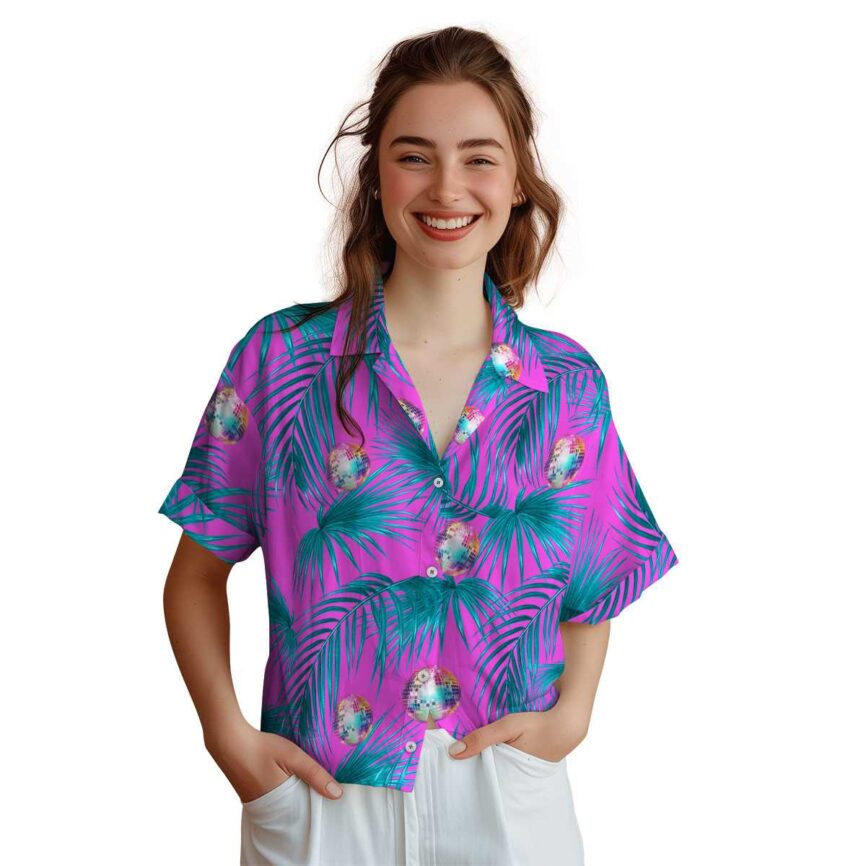 70s Palm Frond Hawaiian Shirt Top rated