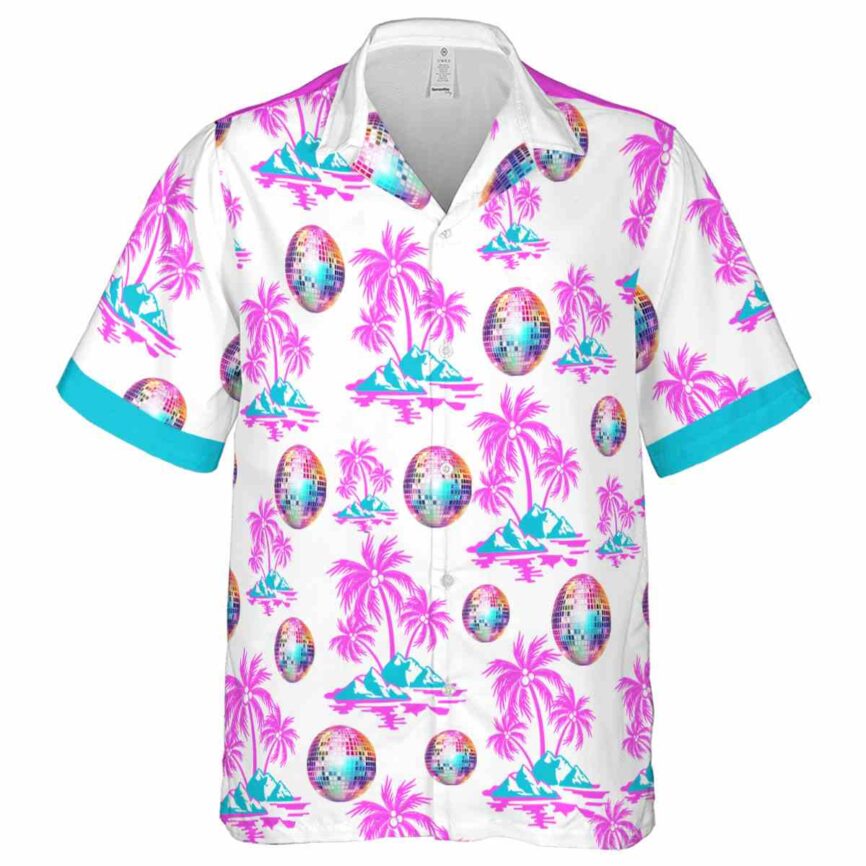 70s Palm Island Graphic Hawaiian Shirt Fashion forward