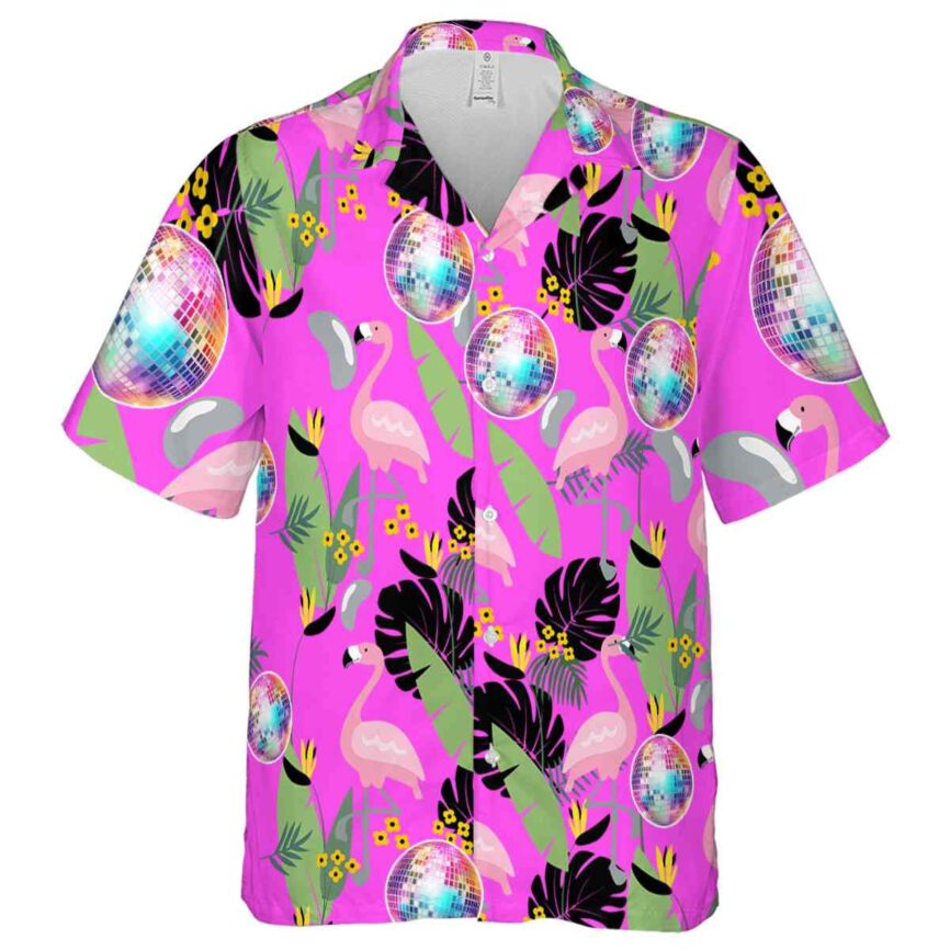 70s Pink Flamingo Hawaiian Shirt Fashion forward