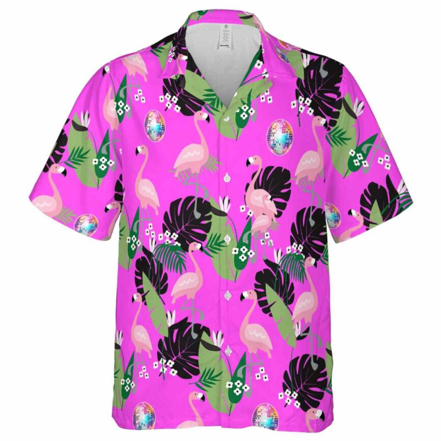 70s Tropical Flamingo Hawaiian Shirt Fashion forward