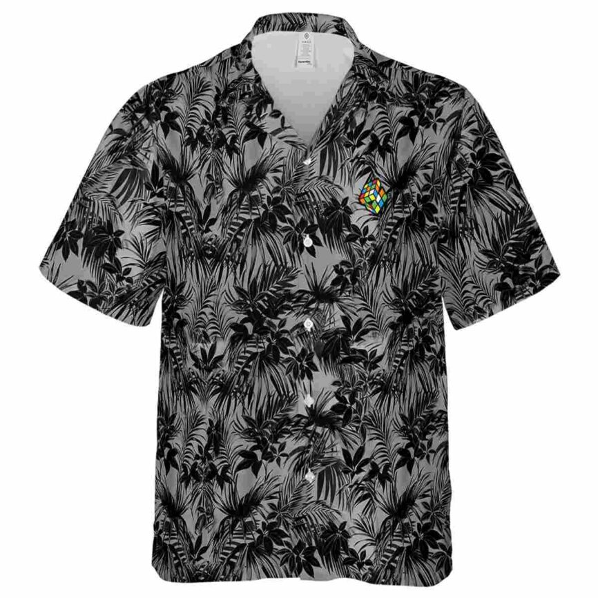 80s Foliage Print Hawaiian Shirt Fashion forward