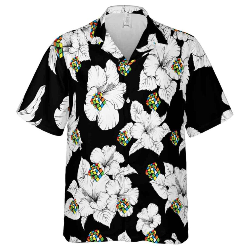 80s Hibiscus Flower Hawaiian Shirt Fashion forward