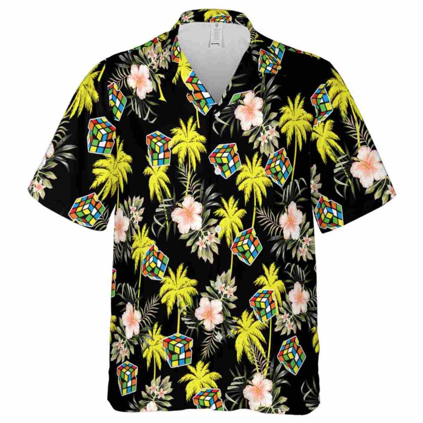 80s Hibiscus Palm Hawaiian Shirt Fashion forward