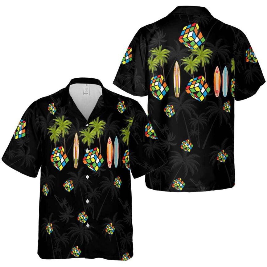 80s Island Theme Hawaiian Shirt Premium grade