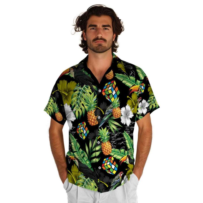 80s Leafy Toucan Hawaiian Shirt New Arrival