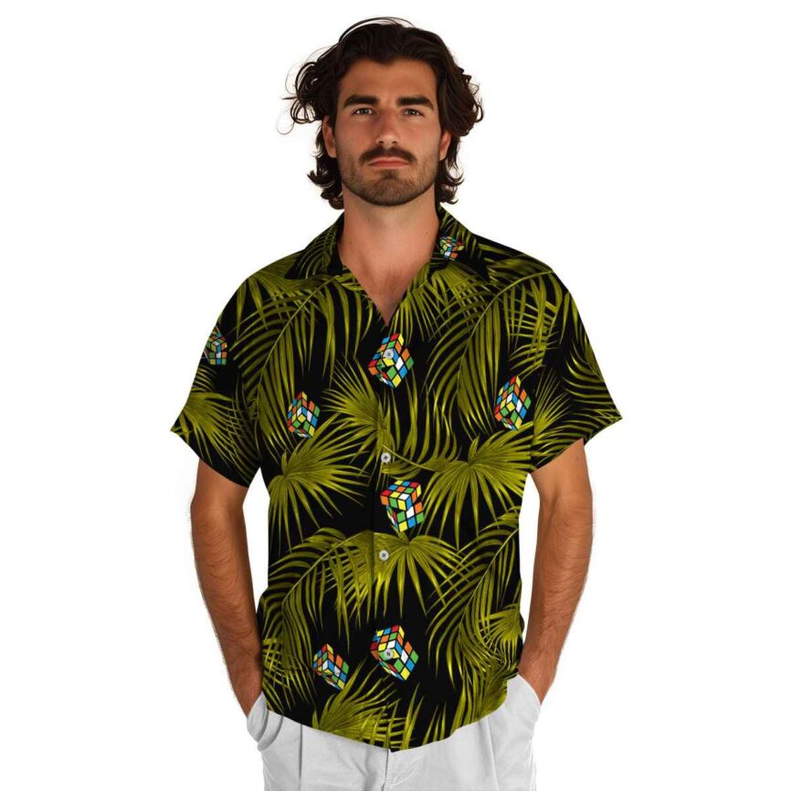 80s Palm Frond Hawaiian Shirt New Arrival