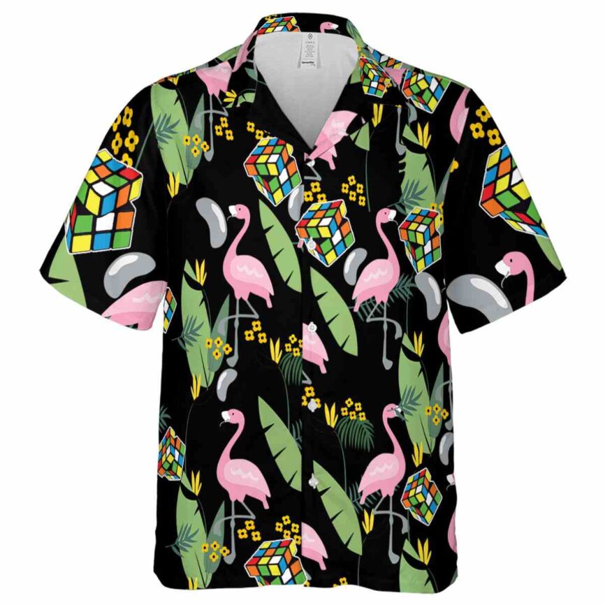 80s Pink Flamingo Hawaiian Shirt Fashion forward