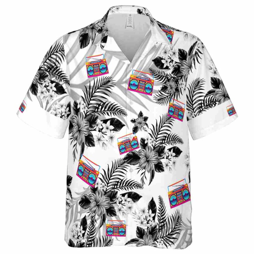 80s Tropical Blossom Hawaiian Shirt Fashion forward