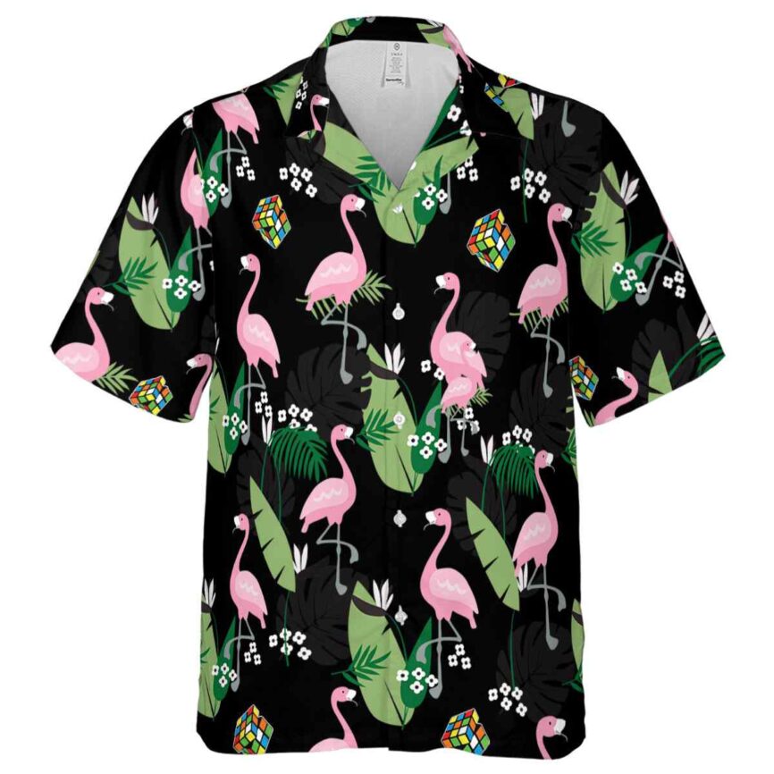 80s Tropical Flamingo Hawaiian Shirt Fashion forward