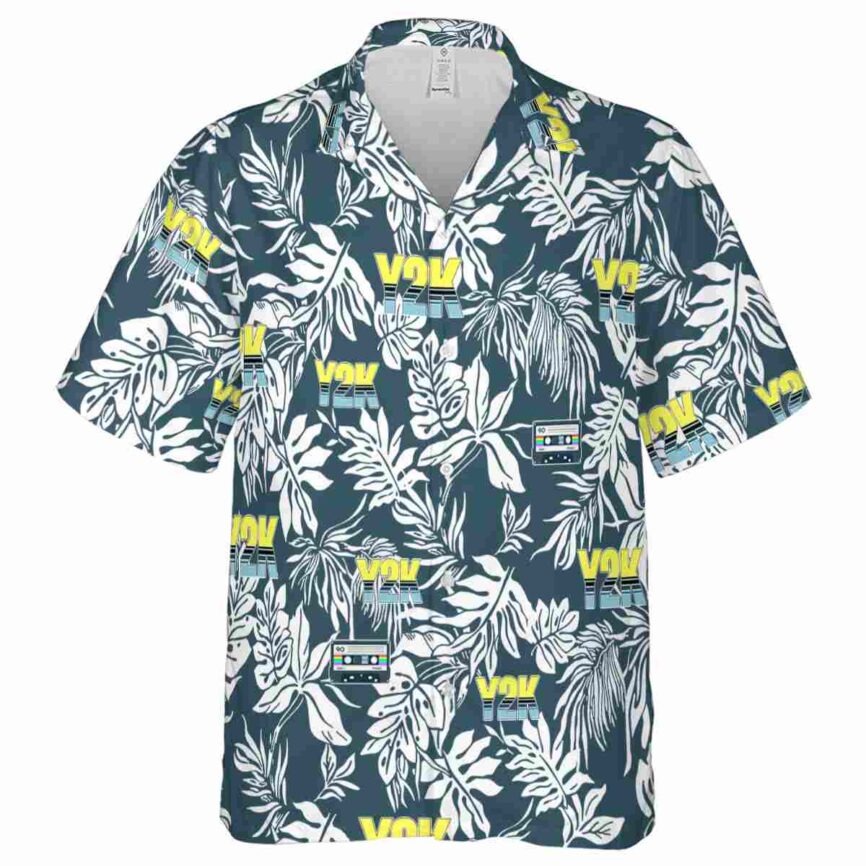 90s Bold Foliage Hawaiian Shirt Fashion forward