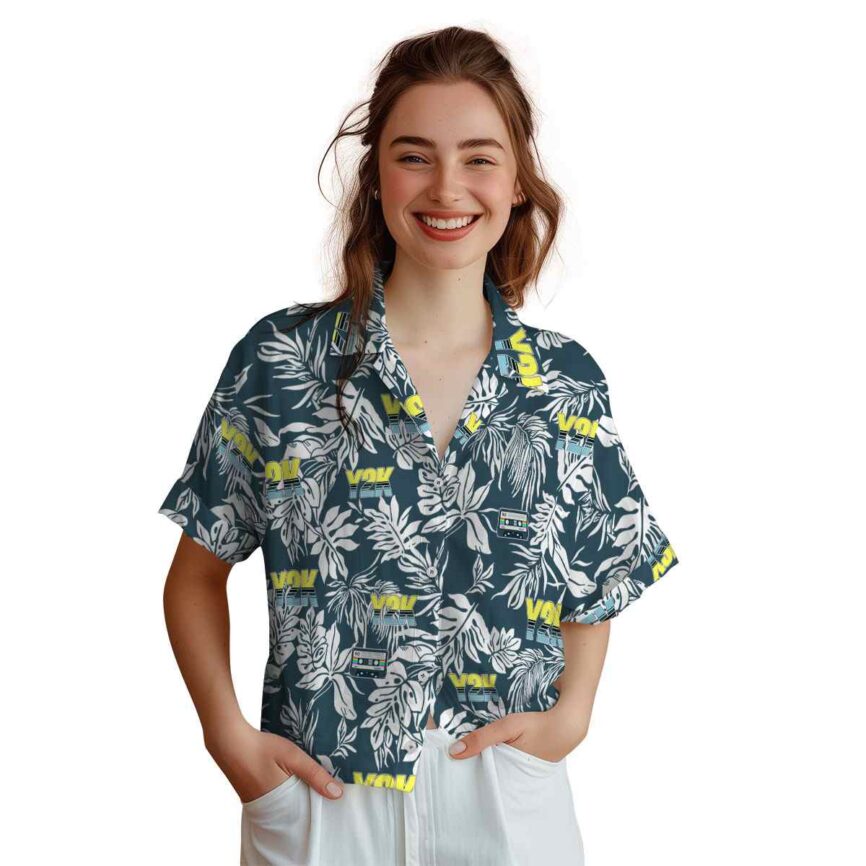 90s Bold Foliage Hawaiian Shirt Top rated