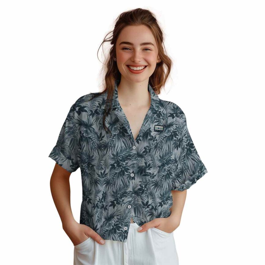 90s Foliage Print Hawaiian Shirt Top rated