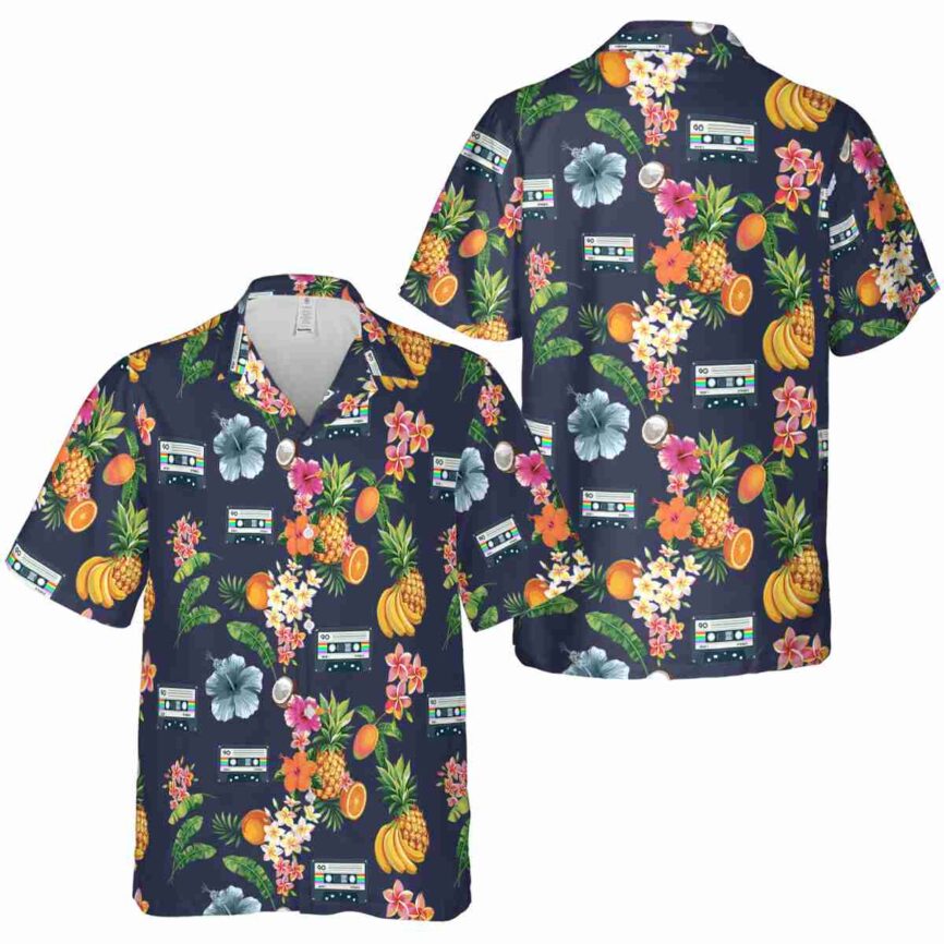 90s Fruit Pattern Hawaiian Shirt Premium grade