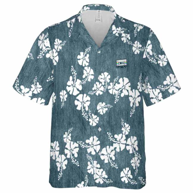 90s Hibiscus Blossom Hawaiian Shirt Fashion forward