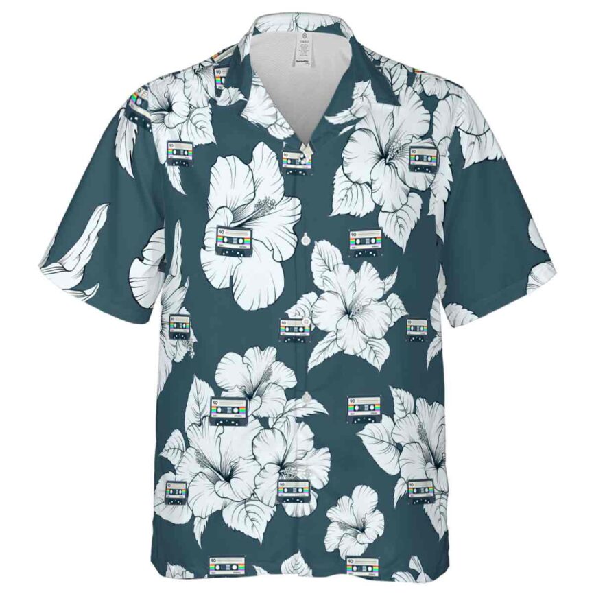 90s Hibiscus Flower Hawaiian Shirt Fashion forward