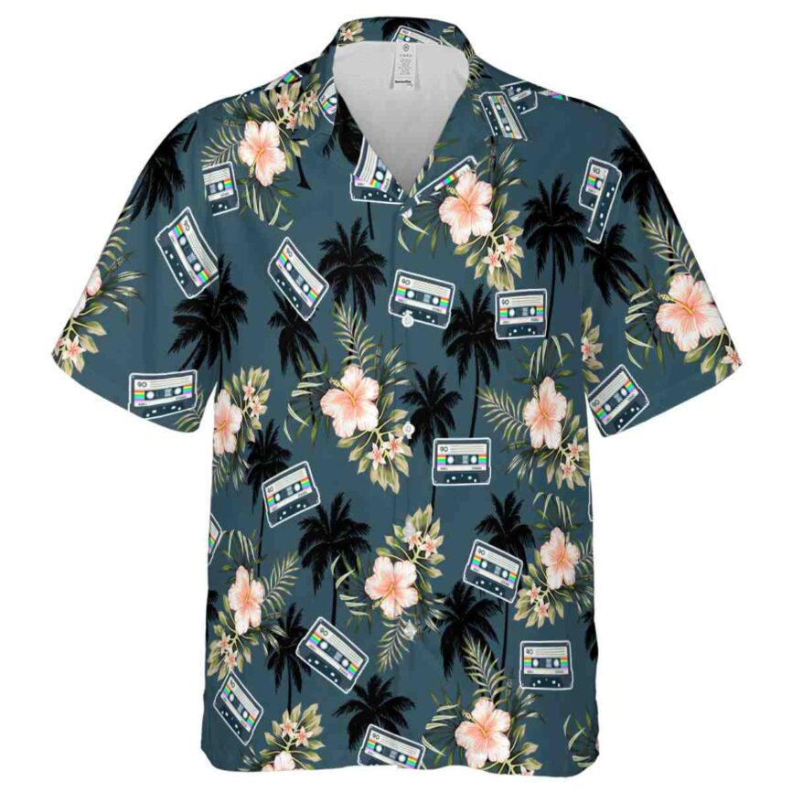 90s Hibiscus Palm Hawaiian Shirt Fashion forward